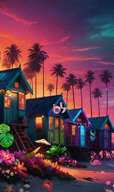 Cosmic Skies Collections @ the Beach
